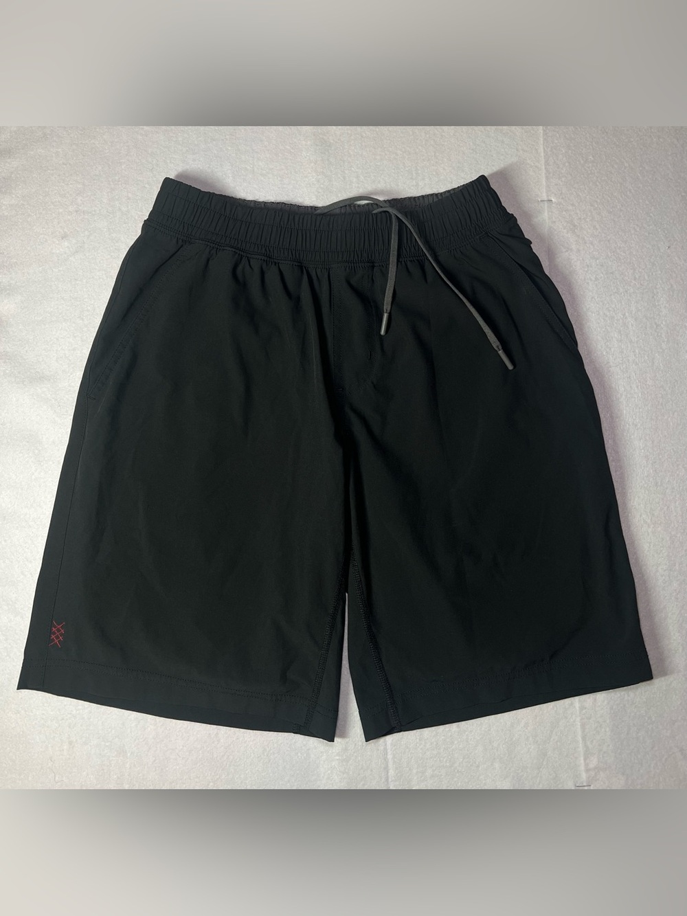 Rhone Men’s Mako Lined Performance Training Shorts, Black, Small